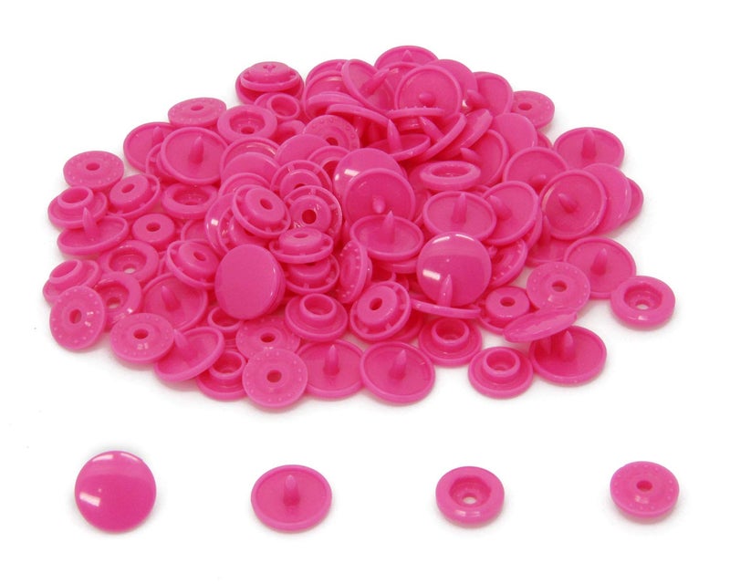 BetterJonny 420 Sets 14-Color KAM Snaps, BetterJonny Size 20 T5 Glossy Round Plastic Fasteners Punch Poppers Closures No-Sew Buttons for Clothing Crafts Mama Pads - Image 5